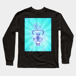 Aquarius Astrological Sign Long Sleeve T-Shirt